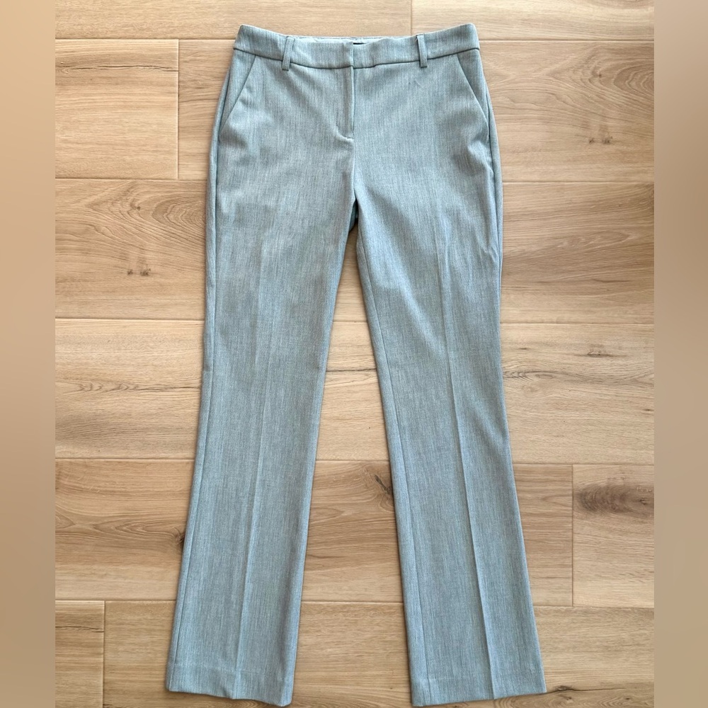 Express Columnist Light Gray Barely Boot Mid Rise… - image 1